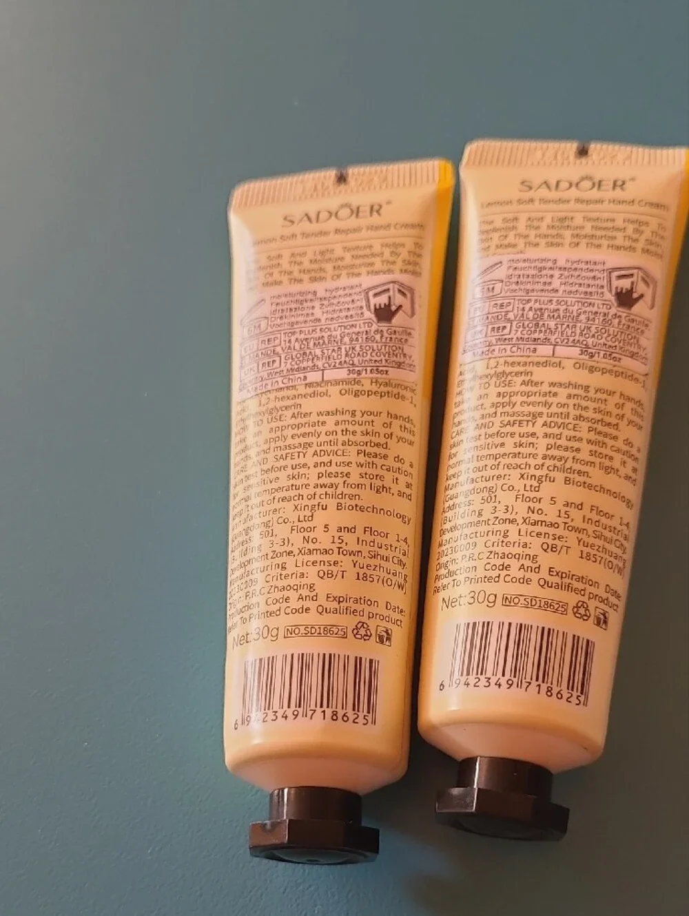 Lemon Fruit Hand Cream - Yellow